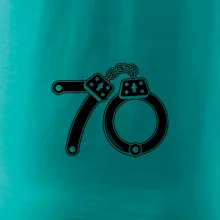 Narodeninové tričko pre policajta - putá 70 Narodeninové tričko pre policajta - putá 70