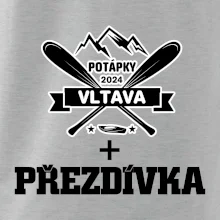 K vode - pádla hory (vlastný nápis) K vode - pádla hory (vlastný nápis)