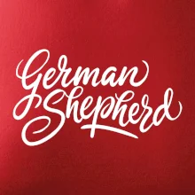 German shepherd - nápis okrasny - nápis okrasný