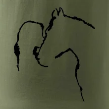 Kôň a ja silueta Kôň a ja silueta