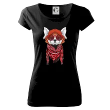 Červená panda hipster