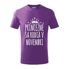 Princezné sa rodia v novembri