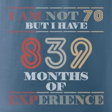 70 years 839 months of experience