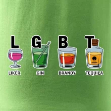 LGBT -  Likér, Gin, Brandy, Tequila
