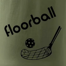 Floorball nápis šikmo