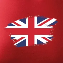 Britská vlajka roztrhaná