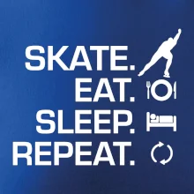 Eat sleep skate - ľadové korčuľovanie