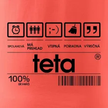 Čiarový kód - teta