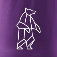 Geometria ľadový medveď stojaci