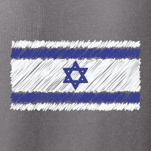 Vlajka Izrael kreslená