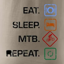 Eat sleep MTB repeat