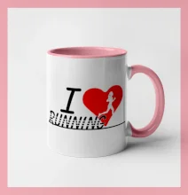 I love running dievča