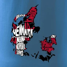 Mapy - názvy miest - Dánsko