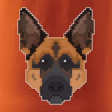 Nemecký ovčiak - Rozpixelovaný