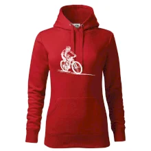 MTB kreslený cyklista