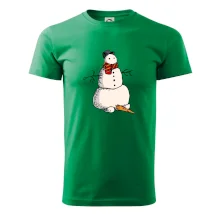 Snehuliak so spadnutým nosom