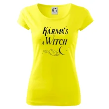 Karma's a Witch - nápis