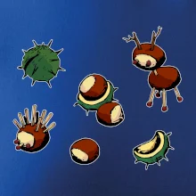 Gaštanové zvieratká - obdĺžnik