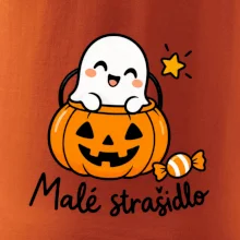 Malé strašidlo - duch v tekvicovom vedierku