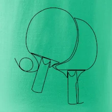 Rakety na stolný tenis jedným ťahom