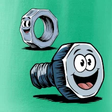 Parové tričko - Skrutka a matka Parové tričko - Skrutka a matka