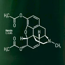 Molekulárna štruktúra Heroín