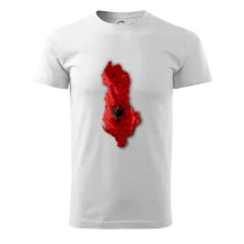 Mapa Albánsko reliéf hôr