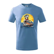 Chrt na vodnom skútri