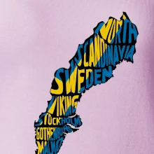 Mapy - názvy miest - Švédsko