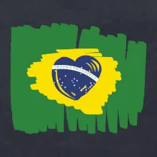 Brazília vlajka srdca