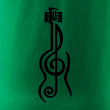 Husľový kľúč gitara