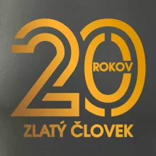 20 rokov zlatý človek