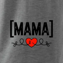 Nápis mama a srdce