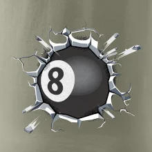 Biliardová guľa v triku