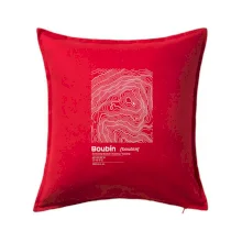 Boubín - vrstevnice v obdĺžniku