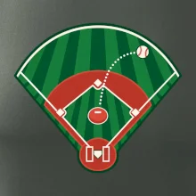 Baseballové hřiště z ptačí perspektivy