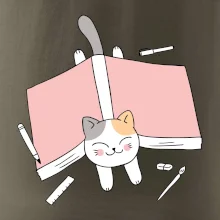 Učenie na štátnice mačka