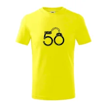 Narodeninové tričko pre policajta - putá 50