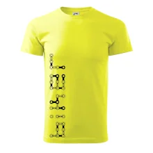 Biker nápis na výšku reťaz