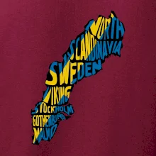 Mapy - názvy miest - Švédsko