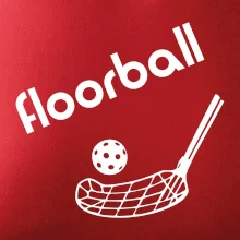 Floorball nápis šikmo