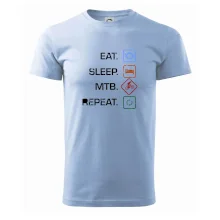 Eat sleep MTB repeat