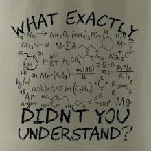 What exactly didnt you understand Chemistry