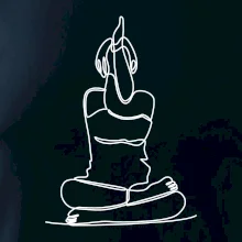 Jóga v sede jedným ťahom