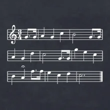 Veľa šťastia zdravia - noty