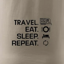 Eat sleep travel - Veľký príves