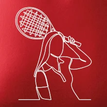 Tenistka jedným ťahom