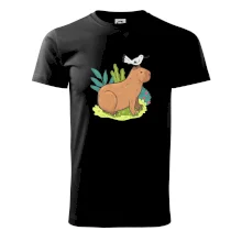 Kapybara a vtáčik