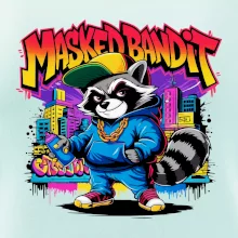 Mýval - masked bandit graffiti