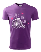 Crazy bike girl